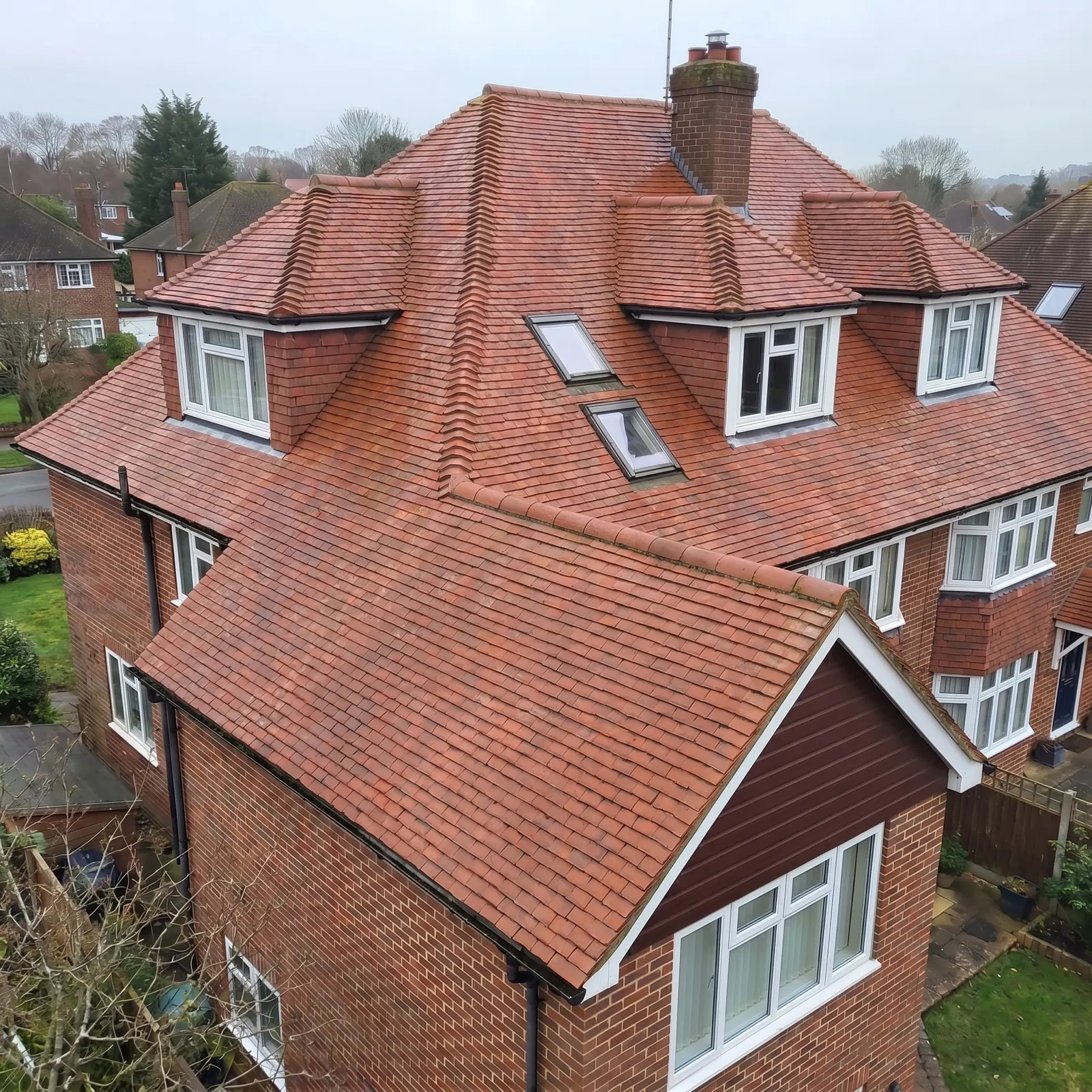 Roof Cleaning Essex — pressure washing before and after
